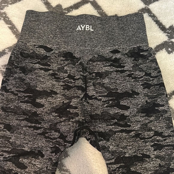 AYBL High Rise Full Length Leggings Sz S - Gray Camo - Picture 4 of 4